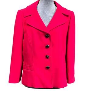 Tahari Blazer with Black Decorative Buttons Size 12
